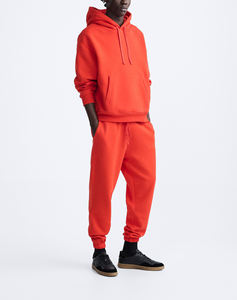 แบรนด์ชั้นนำมีฮู้ดผ้าฝ้ายระบายอากาศได้ดีพิมพ์โลโก้ตามสั่งสำหรับผู้ชายดีไซน์ไหล่ตกไซส์ใหญ่พิเศษสำหรับฤดูหนาว - Product Image 4