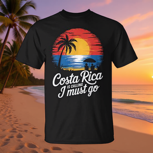 สำหรับการพักผ่อนที่คอสตาริกา เสื้อยืด Tropical Pura Vida สำหรับนักเดินทางและผู้รักคอสตาริกา - Product Image 3