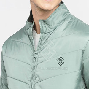 Streetwear New Fashion Winter Windproof <b>Men</b> Puffer <b>Jacket</b> 2026 Eco-Friendly Breathable Nylon/Polyester Solid Color Casual Stand - Product Image 6