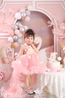 Vestido Largo de Fiesta para Niña con Cola de Nhung Nguyen OEM ODM, Ropa para Bebés y Niñas Hecha en Vietnam para el Grupo de Edad Infantil