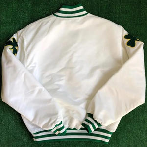 Veste universitaire pour homme 2025 High Street, style américain, en satin de soie, design premium, veste de lycée Letterman - Product Image 2