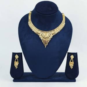 Collares de microformación chapados en oro tradicionales para mujer, joyería de temporada de boda, tema ortodoxo, cobre, latón, Chapado En Oro - Product Image 1