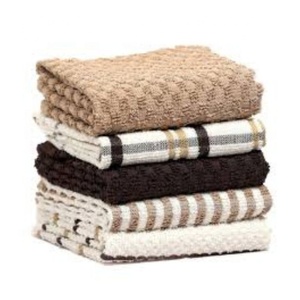Serviettes de cuisine durables certifiées GOTS avec impression personnalisée, brodées simples, golf, myrtille, lin 100% coton biologique - Product Image 4