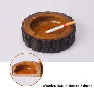 Cenicero de madera ecológico de diseño elegante de primera calidad estilo clásico para uso doméstico y de oficina para fumadores - Product Image 4