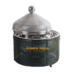 Hotpot de Metal de alta calidad, superventas, hecha a mano cazuela de diseñador, calentador de alimentos de Metal de diseñador con estilo clásico - Product Image 1