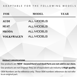 Joint de refroidisseur d'huile 2 pièces pour Audi, Seat, Skoda, Volkswagen - Product Image 2