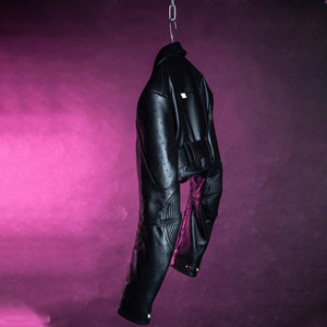 Blouson de moto en cuir d'agneau véritable pour femme - Léger, respirant, tricoté avec broderie - Product Image 5