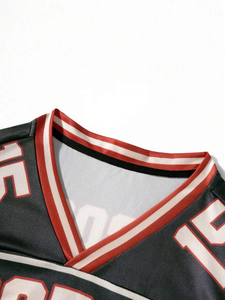 VARLDENS Isobos 15 Mesh Jersey Retro Streetwear 100% Cotton Autumn Sporty Layering Y2K Anti-Wrinkle Feature Statement Piece - Product Image 4
