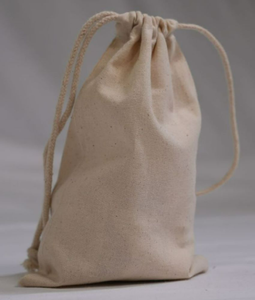 Custom Logo Eco-Friendly Cotton <b>Drawstring</b> Pouch-Reusable Washable Fashion Design for Promotional Gifts & Daily Use <b>Small</b> Size - Product Image 1