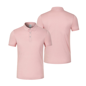 Logotipo personalizado de alta calidad transpirable uniforme liso en blanco Polo camiseta bordada hombres Golf poliéster Polo camisas conjunto - Product Image 4