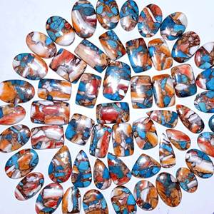 Alta calidad ostra cobre turquesa piedra preciosa suelta cabujón piedra preciosa suelta ostra cobre turquesa para joyería Turquesa - Product Image 5