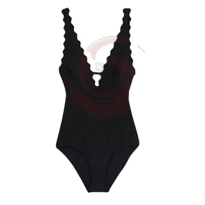 Hot Selling <b>Plus</b> <b>Size</b> One-Piece <b>Set</b> Women's Swimsuit with Customized Material Quick Dry & Breathable Beachwear. - Product Image 1