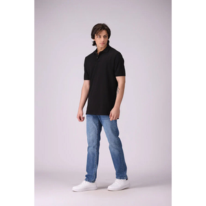 เสื้อโปโลผ้าฝ้าย100% สำหรับผู้ชายและผู้หญิงเสื้อโปโลแขนสั้นระบายอากาศแบบลำลองใส่ได้ทั้งชายและหญิงโลโก้ได้ตามต้องการ - Product Image 3