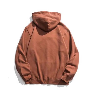 Sweat à capuche 300Gsm 100% coton Sweats à capuche personnalisés Sweatshirts Vêtements pour hommes Poids lourd Surdimensionné Streetwear Pullover Basics Hoodies - Product Image 5