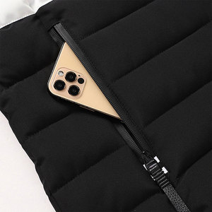 Men's Waterproof Knitted Bubble Puffer Jacket Customized Printed Logo High Quality Plus Size Winter Use - Product Image 6