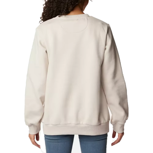 Oversized Cotton Fleece Crewneck Sweatshirt Drop Shoulder <b>Women's</b> Sweatshirt <b>Jumper</b> with Luxury Embroidery - Product Image 2