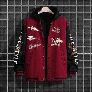 Mejor Venta de alta calidad de moda Jaket Travis Scot Letterman chaqueta de béisbol de manga de cuero Streetwear Varsity chaquetas para hombres - Product Image 5