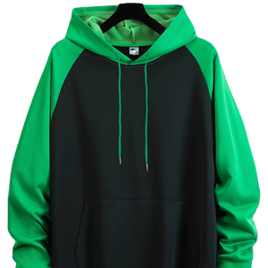 Sweat à capuche surdimensionné pour hommes Mode lourde à capuche Athletic Vintage Tops Streetwear - Product Image 1