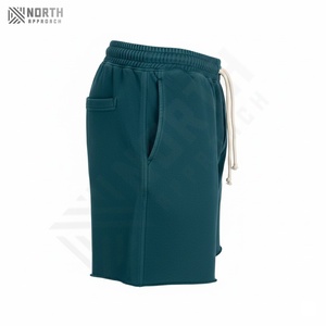 Shorts de sport pour hommes en gros, nouvelle collection, coupe ample, style vintage, délavé à l'acide, uni, décontracté, confortable, surdimensionné, streetwear, séchage rapide pour hommes - Product Image 5