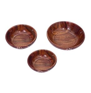 Nuevo modelo de bambú natural de madera personalizado cuenco redondo para ensalada de frutas para Cocina - Product Image 4