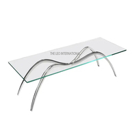 Nouveau design unique de style indien fait à la main avec dessus en verre à 3 couches avec finition en métal doré utilisé dans les hôtels à domicile au meilleur coût