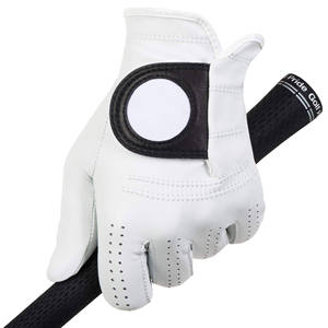 Material de cuero para durabilidad y rendimiento Guantes de pantalla táctil a la venta Guantes de golf con logotipo de colores personalizados con agarre fuerte - Product Image 3