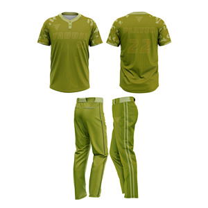 Unisex Custom Two-Button <b>Baseball</b> Jersey Best Sportswear For Adults Softball Uniform Camo Design Breathable High Quality Uniform - Product Image 3