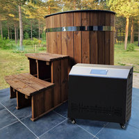 Machine à bain de glace légère en acier inoxydable commercial, système de refroidissement à eau par immersion froide avec ozone et WiFi pour spa et salle de sport