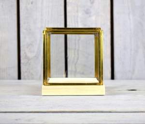 Alam Glass Gold Photo <b>Box</b> <b>Shadow</b> <b>Box</b> Frames Handmade Large Silver Metal Frame Display Showcase <b>Box</b> Pine Wood Export Quality - Product Image 6