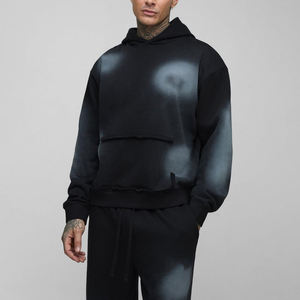 เสื้อมีฮู้ดแบบสวมศีรษะสำหรับผู้ชายผ้าคอตตอนสี100% ลายพิมพ์ออกแบบได้ตามต้องการจาก Marfa Internationall - Product Image 1