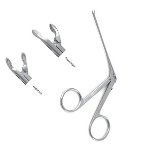 Copa quirúrgica médica Fórceps para los oídos Laríngea de acero alemán Tazas de 0,9mm Fórceps quirúrgicos ENT Fórceps para otoscopia - Product Image 2