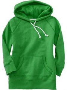 Cool Green 100% Cotton Fleece Hoodie Prenda de invierno con logotipo personalizable Patrón sólido Tallas 3XL 6XL Anti-Shrink Disponible - Product Image 2