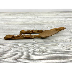 Juego de cubiertos hechos a mano en madera de primera calidad, perfecto para utensilios de cocina, artículos de hotel y accesorios de mesa para eventos, juego de cubiertos de lujo - Product Image 4