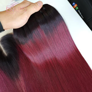 Extensiones de cabello humano de trama de máquina cruda vietnamita personalizable todos los estilos y colores pelucas delanteras de encaje para mujeres negras - Product Image 4