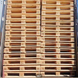 Euro EPAL Paletas de madera de alta demanda 2025 Nuevas paletas de madera Epal Gran cantidad para aplicaciones industriales - Product Image 1