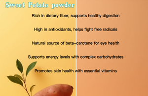 Poudre de patate douce naturelle pure d'approvisionnement direct d'usine HGO (qualité alimentaire) spécification poudre de fruits (poudre de fruits ou de légumes) - Product Image 5