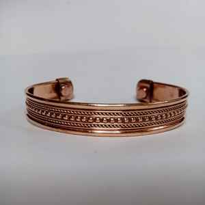 Premium Quality <b>Copper</b> Magnetic Fashion Bracelet Arthritis Therapy <b>Bangle</b> - Product Image 3