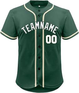 Conjunto de uniformes de béisbol con número bordado personalizado Conjunto de uniformes de Jersey y pantalón de béisbol con servicios OEM - Product Image 3