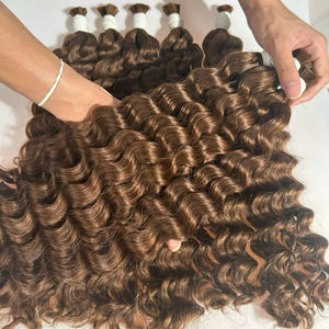 Extensions de cheveux vietnamiens en vrac World Hair, 100% cheveux humains vierges non traités Remy, double trame machine, qualité supérieure - Product Image 1