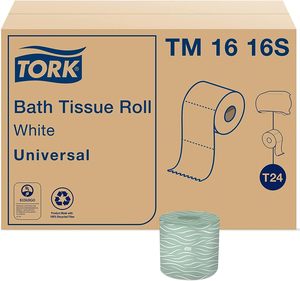 Papier toilette Tork Septic Safe Standard, blanc, 2 plis, 500 feuilles/rouleau, 96 rouleaux/caisse (TM1616S) - Product Image 4