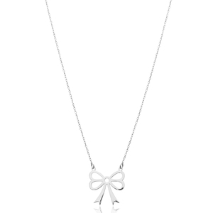 Collar con Colgante de Diseño de Cinta para Mujer, Forma Minimalista, Joyería Turca Hecha a Mano al por Mayor, Plata de Ley 925 - Product Image 3