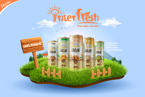 Vietnam Interfresh High Vitamin 320ml Leche de almendras OEM ODM Jugo no lácteo Precio al por mayor de Grain & Nut Factory - Product Image 4