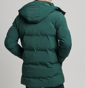 เสื้อแจ็คเก็ตพัฟเฟอร์แบบมีฮู้ดกันน้ำ ระบายอากาศ ป้องกันแบคทีเรีย ไซส์ใหญ่ สไตล์ไฮสตรีท  แบบยูนิเซ็กซ์ สำหรับฤดูหนาว  ผ้าแคนวาส  พร้อมโลโก้ด้านหน้า  สามารถปรับแต่งได้ - Product Image 2