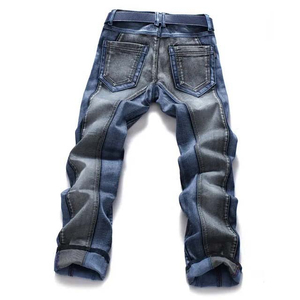 กางเกงยีนส์เอวสูงเข้ารูปทำจากวัสดุทุกขนาดตามสั่ง - Product Image 3