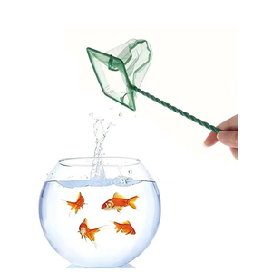 Aquarium Fish <b>Net</b> Scoop-<b>Wire</b> Fish Catching Tool for Bowls & Tanks - Product Image 1