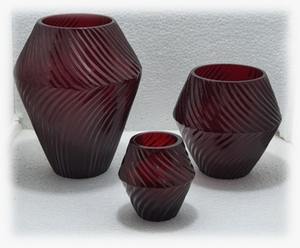 Pot de bonbons en verre taillé en cristal fait à la main Bougeoir élégant et lanterne avec un design unique - Product Image 3