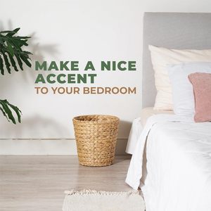 Structure debout durable de poubelle de rotin écologique faite à la main pour la poubelle décorative naturelle d'utilisation de salle de bains de bureau à la maison - Product Image 2