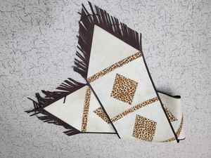 באיכות גבוהה משובח לבן נמר הדפס פרה הסתיר שולחן עור רץ שולחן אלגנטי אלגנטי בית מלון אוכל דקורטיבי שימוש - Product Image 4