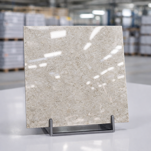 Carreaux de porcelaine émaillée Oscar Bianco 600x600mm 8mm Finition brillante Briques réfractaires Antibactériennes Antidérapantes pour sols de cuisine - Product Image 4