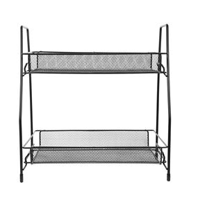 Porte-épices en fer forgé de la meilleure qualité de finition noire Rangement des ustensiles de cuisine Fournisseur de porte-épices par l'Inde. - Product Image 2